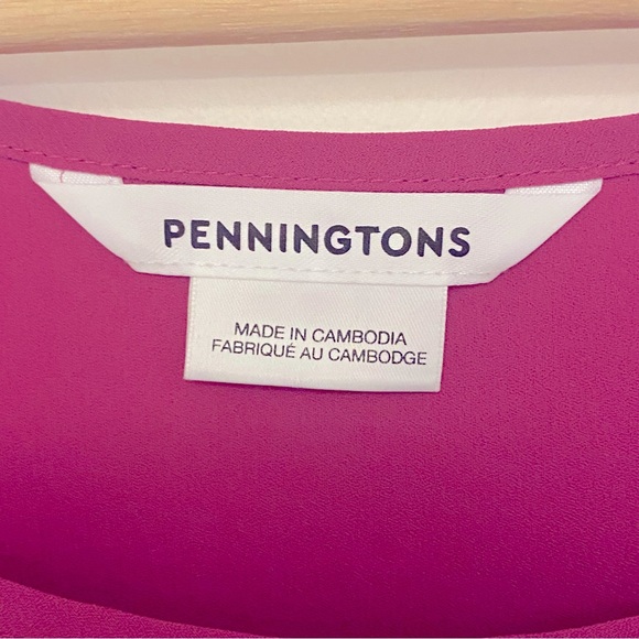Penningtons Women’s Pink Responsible Blouse With Pintuck Details - Size 1XL - Picture 6 of 8